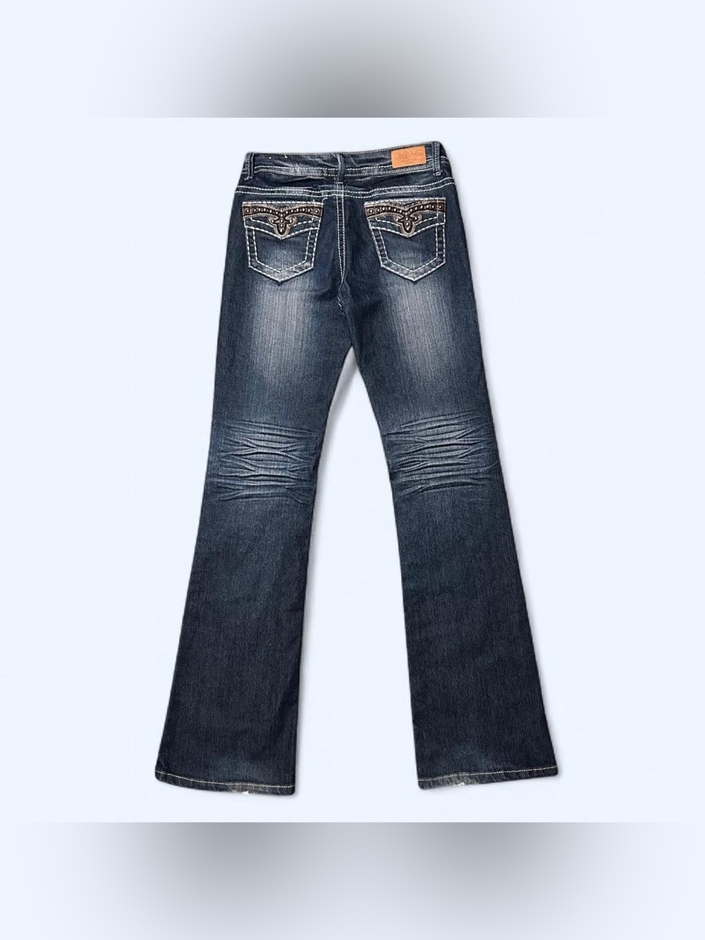Y2K Grunge Studded Lowrise Bootcut Jeans by DJ Denim!